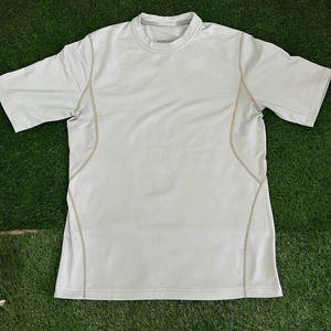 T-shirts col rond personnalisés pour hommes T-shirt en coton uni de haute qualité pour hommes - Product Image 3