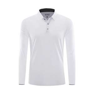 Polos deportivos de secado rápido rojo en blanco baratos para hombre, camisetas polo estampadas, polos personalizados lisos para hombre - Product Image 4