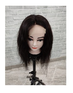 Venta al por mayor Raw Natural indio virgen cabello humano encaje Frontal peluca Glueless hueso recto suizo Hd encaje Frontal peluca para las mujeres - Product Image 5