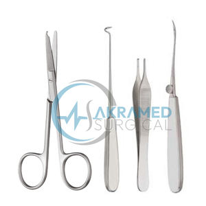 Ensemble d'instruments chirurgicaux manuels professionnels en acier inoxydable Outils de suture de haute qualité Vente en ligne - Product Image 1