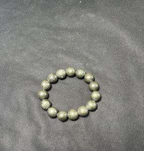 Very Fast Selling Natural Golden Pyrite 14 mm <b>Beads</b> Bracelet Love and Healing Natural Crystal Bracelet For Sale From Soha Agate - Product Image 6