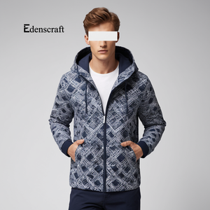 100% coton hommes veste d'hiver respirant léger Durable coupe décontractée vêtements d'extérieur écologiques voyage chaud confortable - Product Image 2