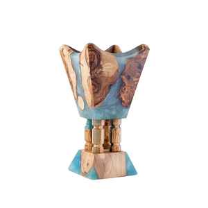 Quemador de Incienso Indio de Madera de Acacia de Lujo, Hecho a Mano, Aromatizante Árabe Anti-Olores para el Hogar, Regalo de Boda, Decoración Roja - Product Image 4