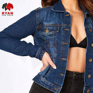 Women's Washed <b>Denim</b> <b>Jacket</b> with Vintage Look, Long Lasting Fabric and Perfect Casual Wear Style - Product Image 6