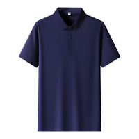 Camiseta Polo Personalizada Modelo 2026 de Alta Calidad en Seda de Hielo sin Costuras para Hombre, Versión Estándar, Cuello Solapa, Color Sólido