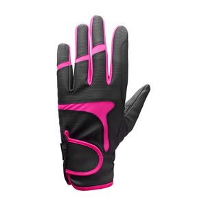Gants d'équitation roses personnalisés pour femmes Gants d'équitation confortables et antidérapants disponibles en gros - Product Image 3