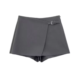 Shorts en cuir de couleur unie femmes vêtements de mode en plein air derniers Shorts classiques respirants pour femmes du Pakistan Shorts personnalisés - Product Image 2