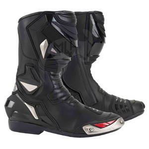 Fabricante de Pakistán, zapatos de moto para adultos, zapatos de moto de cuero genuino, nuevo diseño, zapatos de moto para uso al aire libre - Product Image 1