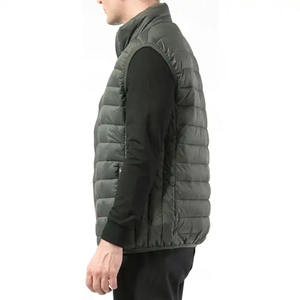 Chaleco Acolchado Ligero, Transpirable e Impermeable para Hombre, Talla Grande, Chaqueta sin Mangas para Invierno, Técnica Lavada, Servicio OEM - Product Image 3