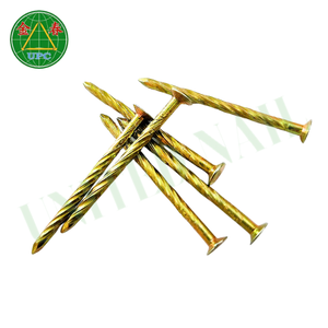 1-3/8 "x 0.81 clous en acier plaqué jaune tige de vis résistant à la corrosion Performance longue durée pour le travail du bois Top Choice Supplies - Product Image 4