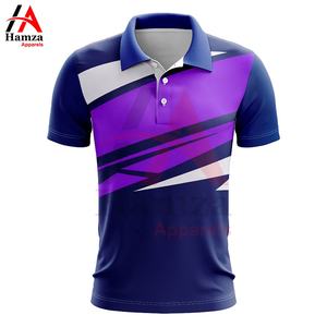 2025 nuevo diseño de polos para hombre, estampado por sublimación, manga corta, tela personalizada, venta al por mayor de fábrica, polos - Product Image 3