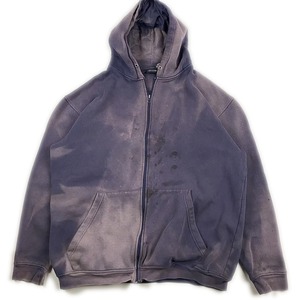 Sudadera con Capucha Personalizada 100% Algodón, 450 GSM, Lavada al Ácido, con Cierre Completo, para Hombre, con Logotipo Impreso, Estilo Urbano, Ecológica, para Invierno - Product Image 4