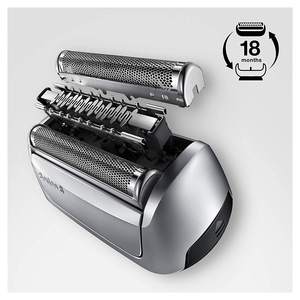 Tête de rasoir de rechange à double lame pour rasoir électrique et tondeuse à barbe, avec alimentation USB, rasoir à grille lavable - Product Image 2