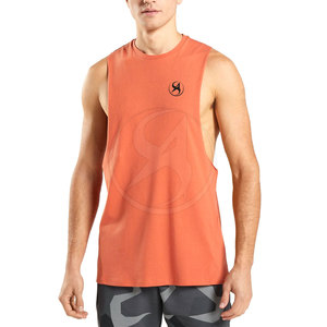 Quick Dry Plus Size Breathable Comfortable <b>Men</b> <b>Singlet</b> 100% Cotton Gym Athletic Vests Training <b>Singlets</b> - Product Image 1