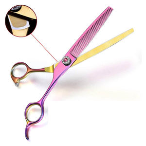 Tijeras de Entresacar Profesionales J2 de Acero Inoxidable Japonés con Punta Afilada para Suministros de Peluquería y Peinado - Product Image 3