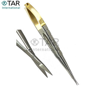 กรรไกรตัดตรง6นิ้ว TC castroviejo ทำจากสเตนเลสสตีลเครื่องมือทางการแพทย์สำหรับตัดทางการแพทย์ทันตกรรมทางการแพทย์ - Product Image 1