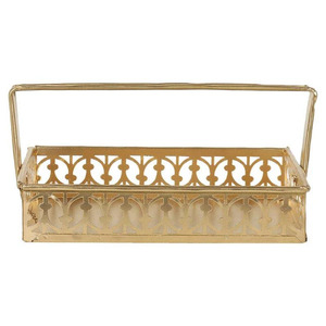 Elegant Gold <b>Platter</b> Serving <b>Platter</b> Decorative Home Kitchen Table Top Dish <b>Platter</b> - Product Image 1