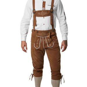 กางเกงหนังสไตล์บาวาเรีย lederhosen ดั้งเดิมมีสไตล์สำหรับผู้ชายผ้าปักลายดีไซน์ล่าสุดทำจากผ้าคุณภาพสูง - Product Image 1