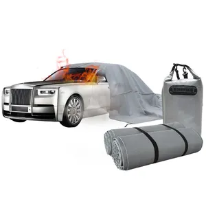 Made Of 100% Flame Retardant Material 20ft X 26ft Car Fire Safety Shield Wildfire Protection Fire Blanket Car