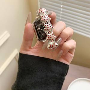 Correa <span class=keywords><strong>de</strong></span> Reloj Hecha a Mano con Cuentas <span class=keywords><strong>de</strong></span> Estrella <span class=keywords><strong>de</strong></span> Aleación <span class=keywords><strong>de</strong></span> Zinc para <span class=keywords><strong>Apple</strong></span> <span class=keywords><strong>Watch</strong></span>, Correa Elástica <span class=keywords><strong>de</strong></span> Moda para Reloj Inteligente con Diseño <span class=keywords><strong>de</strong></span> Estrella para Mujer - Product Image 4