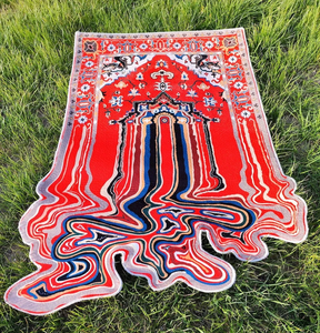 Alfombra de lana persa moderna hecha a mano, Color sólido para uso doméstico, tamaño personalizado para sala de estar, dormitorio o cualquier habitación, regalo a mano - Product Image 1