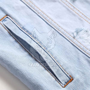Calidad superior Pakistán hizo hombres Jeans chaquetas de diseño personalizado al por mayor hombres Jeans chaqueta de invierno - Product Image 5