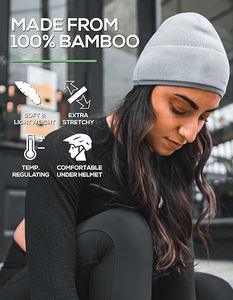 หมวกทรงโดมสำหรับผู้ชายและผู้หญิงหมวกฤดูหนาวออกแบบลายปักด้วย3D แบบเรียบโลโก้ได้ตามต้องการ - Product Image 2