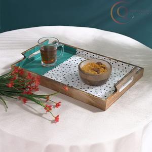 Bandeja de Servir de Madera Ligera, Duradera y No Tóxica con Asas Cómodas, 100 Piezas MOQ para Uso Diario en Cocina, Hogar y Restaurante - Product Image 2