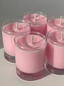 Clear <b>Glass</b> Jar Scented Candle Natural Soy Wax Aromatherapy Home Decoration Wedding Event Party Gifts Bulk Wholesale Items - Product Image 3