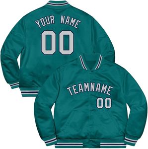 Men's Vintage Style Canvas <b>Baseball</b> <b>Bomber</b> <b>Jacket</b> Stand Casual Regular Fit Solid Fleece Winter Waterproof Breathable Embroidered - Product Image 1