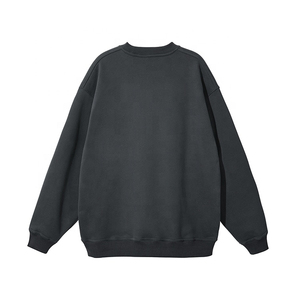 Sweat à capuche surdimensionné de haute qualité pour femmes avec col rond Logo personnalisé manches longues pour printemps et hiver Streetwear - Product Image 4
