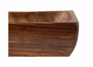 Bol de service élégant en bois fait main et bol à fruits en mélamine pour la décoration intérieure et les repas de tous les jours - Product Image 3