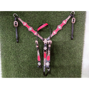 Collar de pecho de caballo y Occidental nupcial con hebilla de metal Nombre de marca personalizado collar de pecho de cabeza occidental en precio económico - Product Image 2