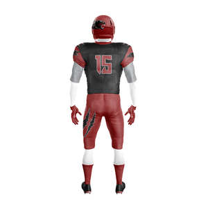 Wholesale Custom American Football Uniforms Short <b>Plus</b> <b>Size</b> Teamwear Set <b>Mesh</b> Breathable Fabric Double Stitch Durable Material - Product Image 6