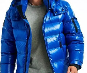 Wholesale Good Quality Men's <b>Packable</b> Puffer <b>Jacket</b> Hooded Winter Coat with Plus Size Feature Sportswear - Product Image 3