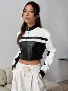 2026 Comfortable Soft Fabric Women Leather Jacket Fresh Article Wholesale Manufacturer Women Leather Jacket - Product Image 2