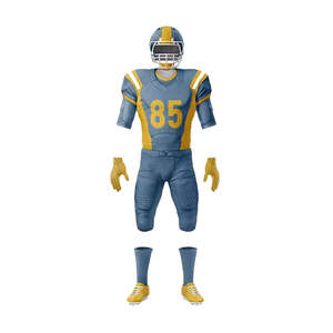 Uniforme de football américain unisexe personnalisable pour hommes, nouveau design, ensemble d'été grande taille pour adultes, manches courtes respirantes - Product Image 6