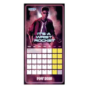 Calendrier mural et de table Stranger Things 2025, design imprimé sur papier avec horloge et mini-affiches pour exposition - Product Image 3