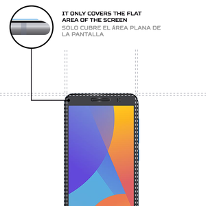 ANTISHOCK <b>Screen</b> Protector for Alcatel 1 2021 Premium Phone <b>Cover</b> to Protect Your Device's <b>Screen</b> - Product Image 4