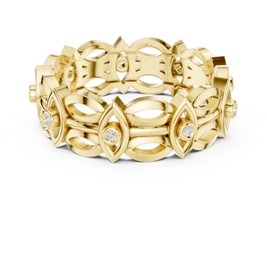 แหวนทองแบบเปิดที่มีสไตล์10K - Product Image 5