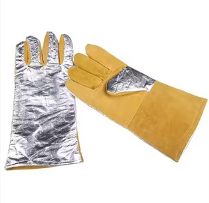 PAS CHER PRIX Chaud Polaire Doublé Camion En Cuir Gants De Soudage Gun Palm Thermique En Cuir Gants pour Extrême Froid Gants Pour Hommes - Product Image 1