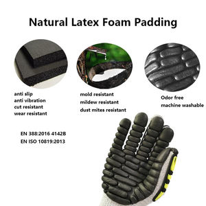 Gants de sport en cuir synthétique antidérapants de haute qualité Gants de sécurité pour conducteur robustes avec impression de logo personnalisé à vendre - Product Image 5