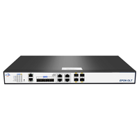 OLT EPON 4 port murah, Fiber Optik Kecil, Harga OLT EPON GPON GEPON Mini FTTH