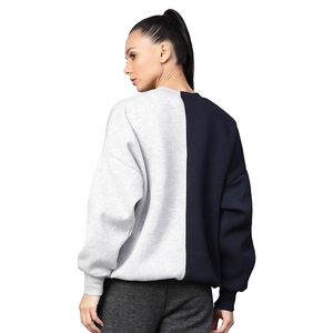 Sudadera de gran tamaño de lana de algodón 100% para mujer, cuello simulado de alta calidad con diseño impreso, Top de invierno totalmente personalizable - Product Image 3