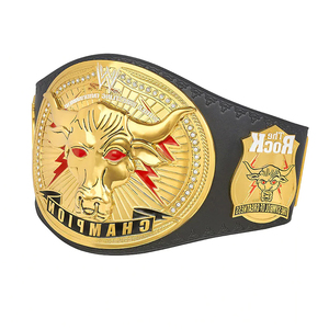 New England Patriots Championship Ceinture de lutte Football américain 2mm 4mm Source d'alimentation manuelle WWE Championship Ronpex - Product Image 3