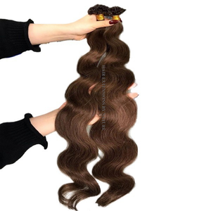 ผมต่อคุณภาพสูงแบบธรรมชาติ 100% ลอนปกติ 18 นิ้ว เย็บด้วยเครื่องจักรแบบสองชั้น ไม่หลุดร่วง ราคาดีที่สุด - Product Image 2