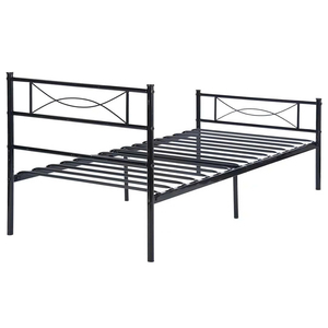 Affordable Metal <b>Bed</b> <b>Frame</b> with Headboard and Durable Steel Slats, Modern <b>Platform</b> <b>Bed</b> for Bedroom, Apartment and Home Furniture - Product Image 4