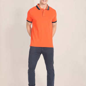 T-shirt polo pour homme, vêtement décontracté, tendance, couleur personnalisée, look différent, t-shirt polo taille complète, uni, teinture unie - Product Image 4