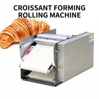Rouleau à pâte à croissants compact pour bureau, petite machine commerciale pour la fabrication du pain