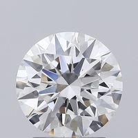 Diamant naturel rond certifié IGI 2,06 carats F VS1, type CVD IIa, couleur D, excellente taille, polissage et symétrie, prix de gros en vrac
